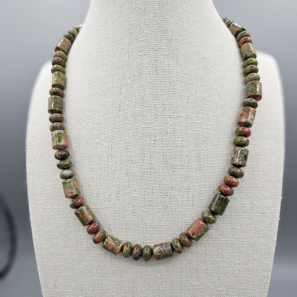 Unakite Beaded Necklace